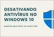 Reativar antivírus no Windows 10